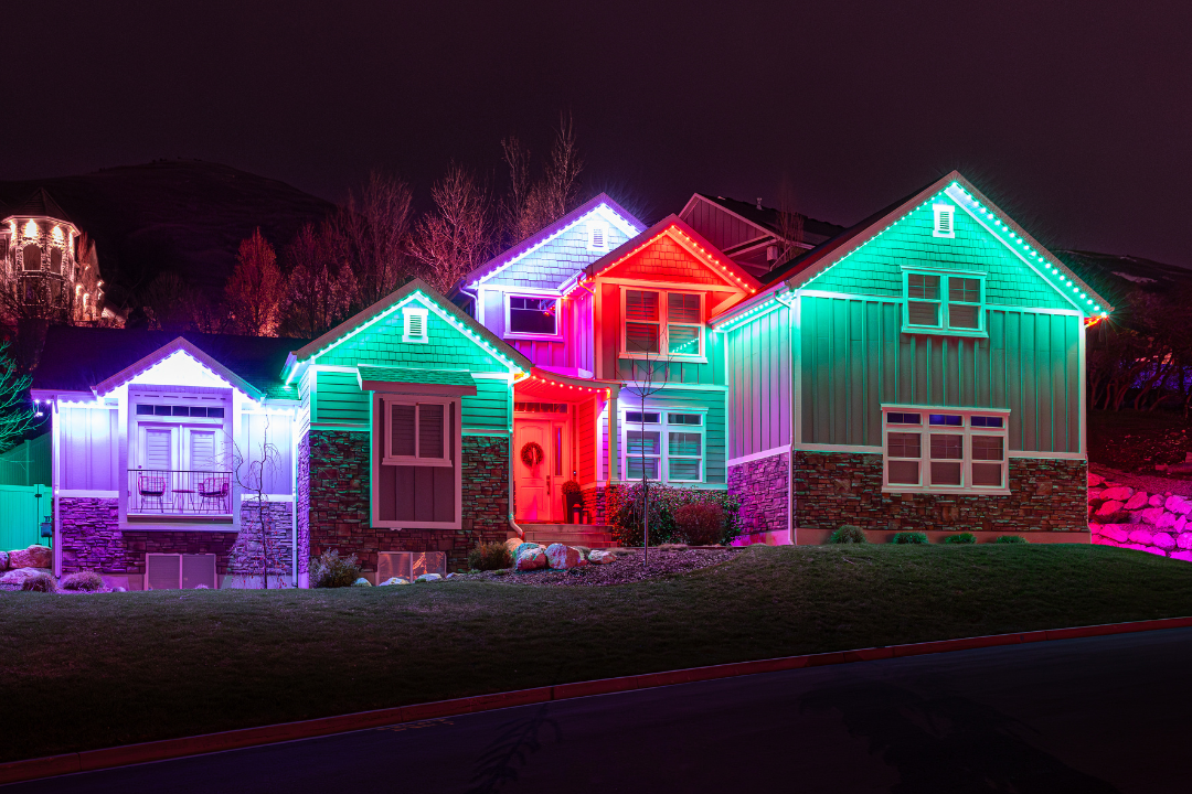 Permanent Christmas Lighting | Programmable Color-Changing Lights