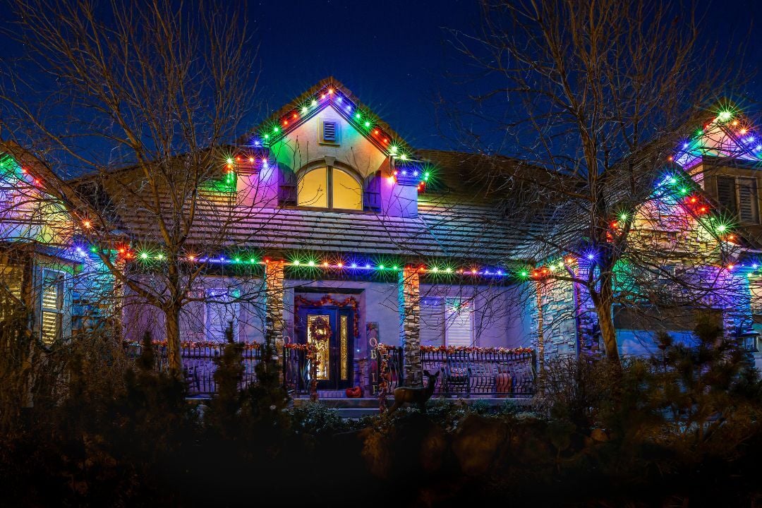 home with Trimlight's forever Christmas lights