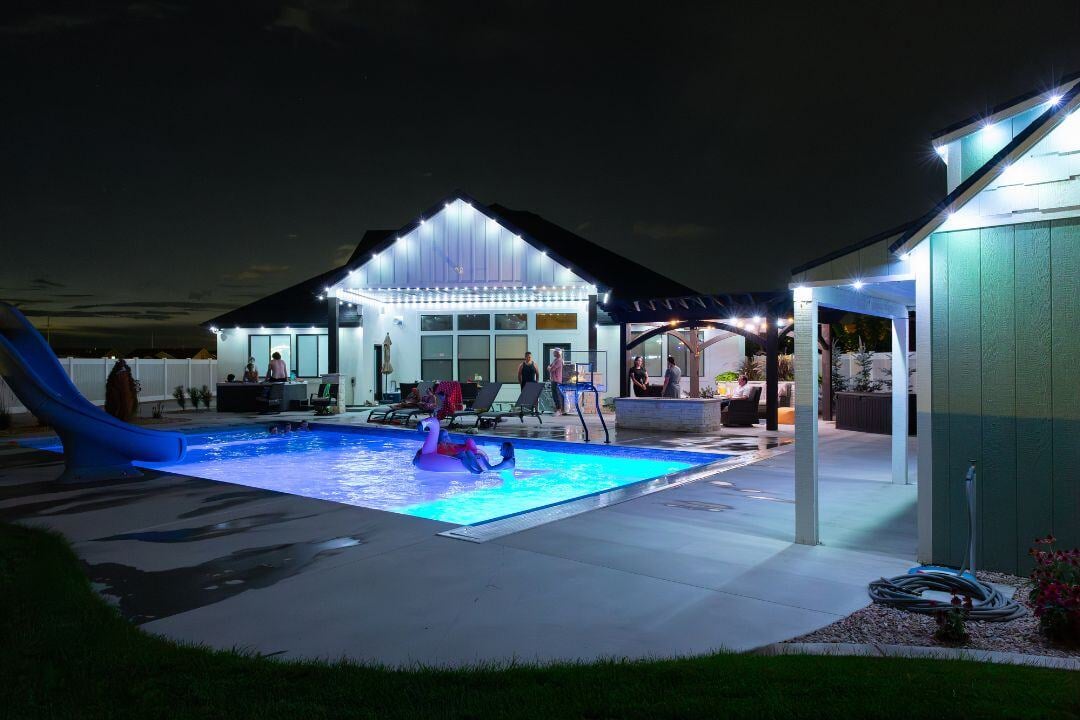 Home with Trimlight RGB LED lights
