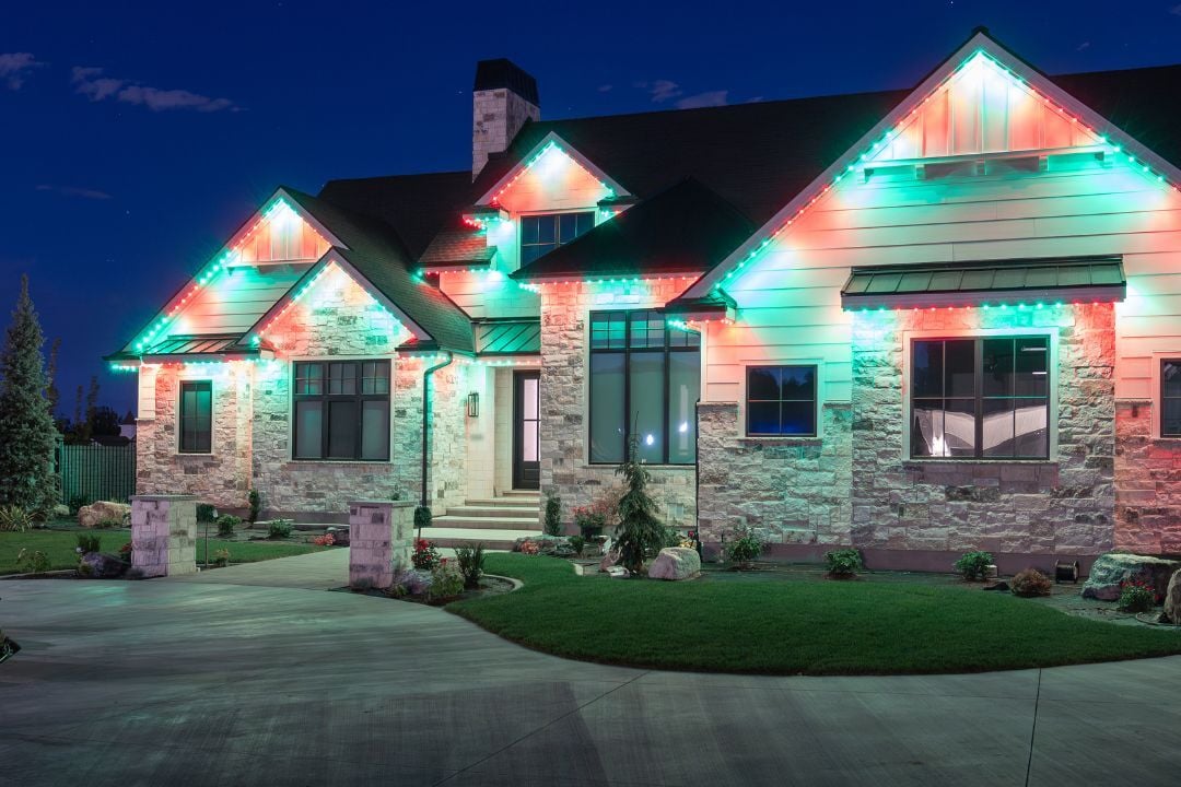 home with Trimlight's forever Christmas lights