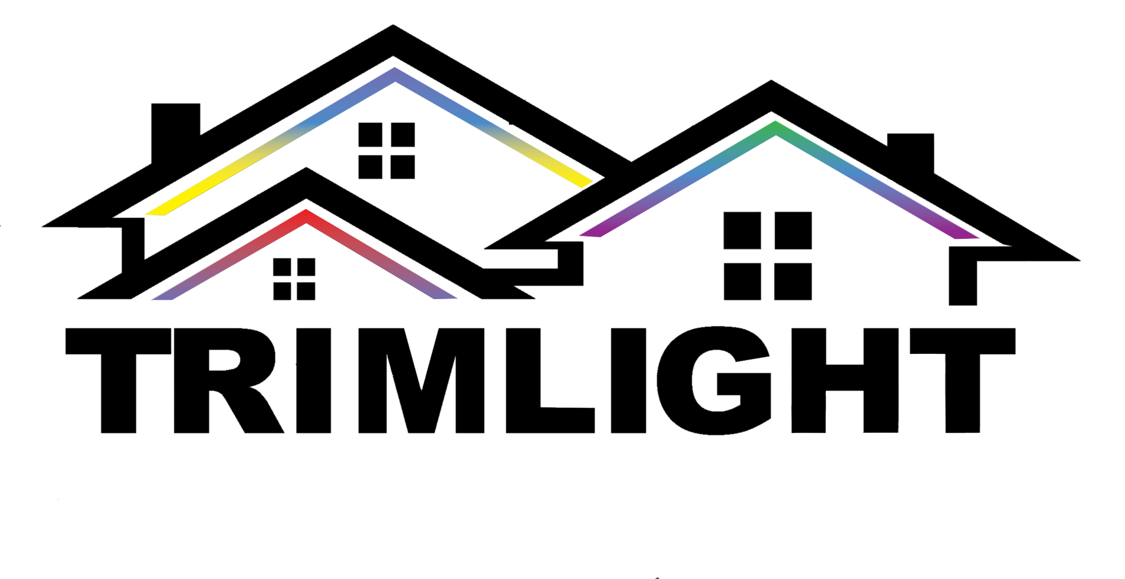 A Trimlight logo that is in black text and features with a transparent background. A Trimlight logo that is in black text and features with a transparent background.