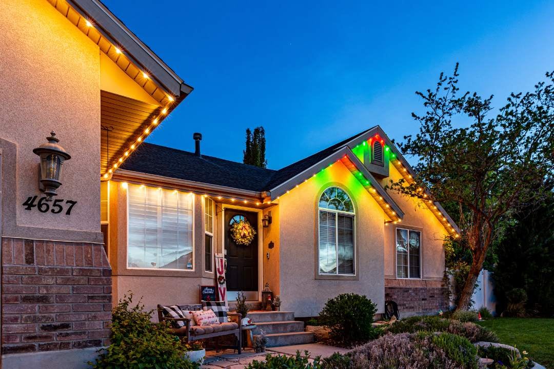 Permanent Christmas Lighting | Programmable Color-Changing Lights