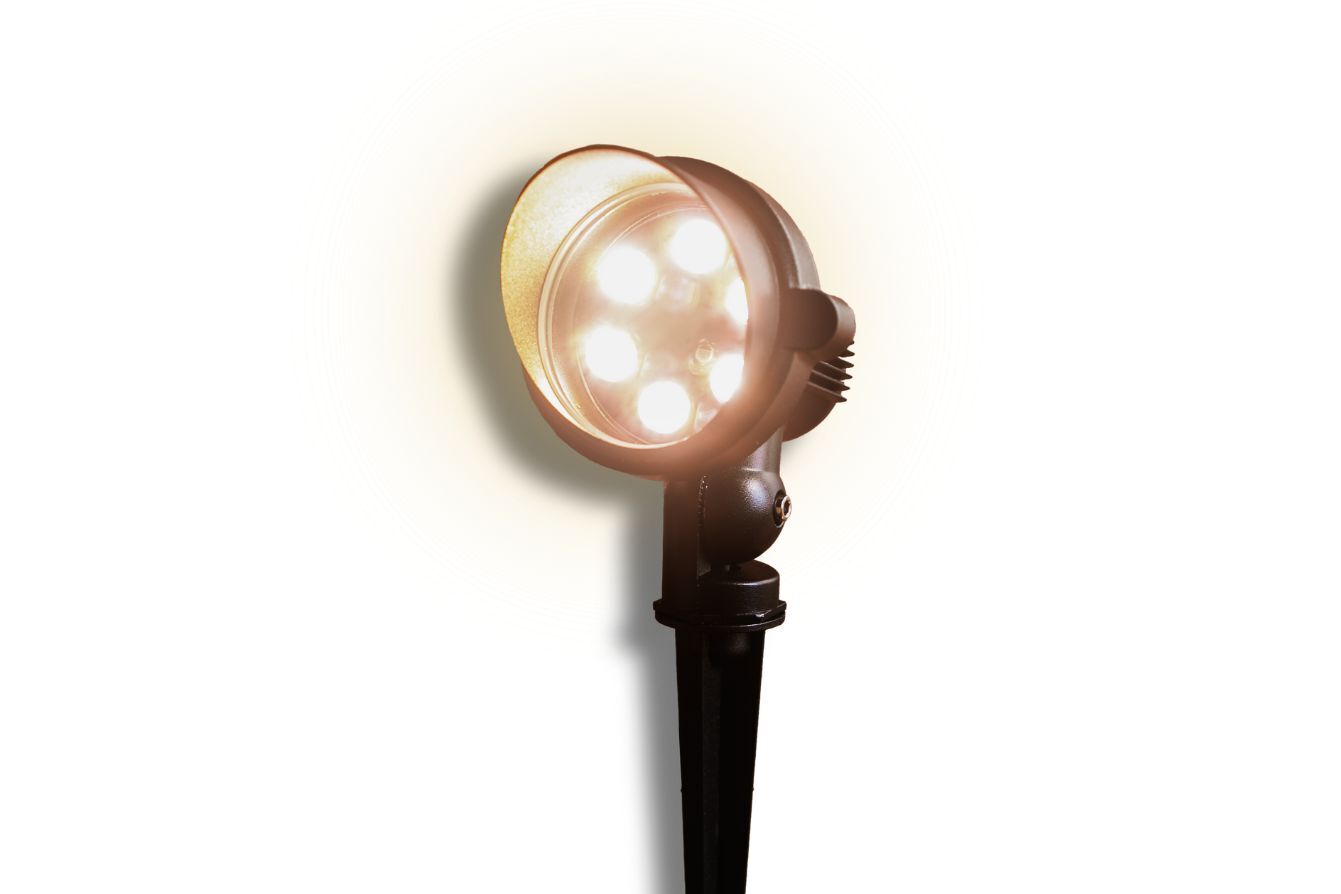 a picture of a Trimlight spotlight that has a warm white color pattern.