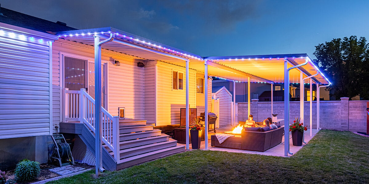 Light Strps  Outdoor deck lighting, Led deck lighting, Deck lighting